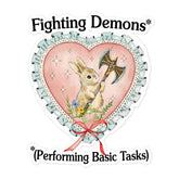 Fighting Demons Bubble-free stickers