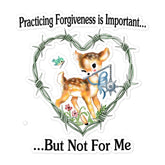 Practice Forgiveness Bubble-free stickers
