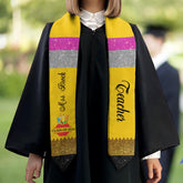 Personalized Teacher Stole, Custom Teacher Graduation Stole, Pencil Stole Graduation Class Of 2025, Teacher Graduation Sash TD-0423-V1PK