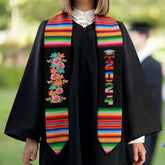 Personalized Mexican Stole, Custom Mexican Graduation Stole, Mexican Stole Graduation Class Of 2025, Mexican Graduation Sash TD-0424-LDXJ