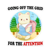 Off the Grid Bubble-free stickers