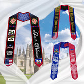 Custom Haitians American Flag Graduation Sash 2025, Personalized Haiti Graduation Stole, Haitians Graduation Sash 2025, Graduation Gifts