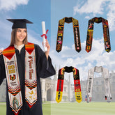Personalized Germany Stole,Custom Germany Graduation Sash,Germany American Flag Graduation Sash 2025,Germany Stole,Germany Sash