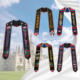 Personalized Dominicans Sash 2025, Dominican Republic Graduation Stole, Dominicans American Graduation 2025,Custom Graduation Stole 2025