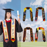 Personalized Germany Stole,Custom Germany Graduation Sash,Germany American Flag Graduation Sash 2025,Germany Stole,Germany Sash