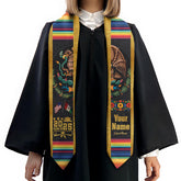 Personalized Mexican Stole, Custom Mexican Graduation Stole, Mexican Stole Graduation Class Of 2025, Mexican Graduation Sash ID-0409-5XJV