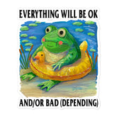 Everythings Ok Bubble-free stickers
