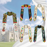 Personalized Guyana Stole,Custom Guyana Graduation Sash, Guyana American Flag Graduation Sash 2025, Guyana Stole, Guyana Graduation Stole