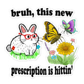 New Prescription Bubble-free stickers
