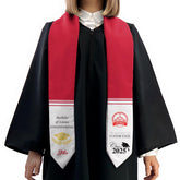 Personalized College Graduation Sash, Custom Your School Colors Graduation Stole, Grad Gift, College Graduation Class of 2025 ID-0419-EGEZ