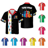 Homedesign Personalized Name Bowling Hawaii Shirts for Men and Women 3D, Bowling Hawaiian Shirts for Team Bowling, Bowling fan Gift