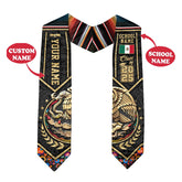 Custom Mexican Grad Sash, Mexican Flag Graduation Stole 2025, Grad gift for senior