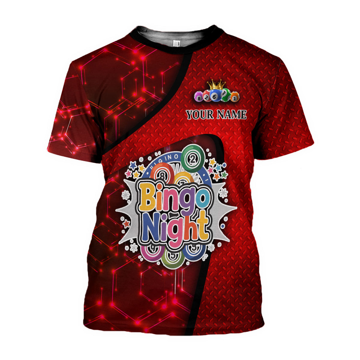 Personalized Name Team Name BINGO 3D Shirt, Custom Bingo game Shirts for Team, Men Women unisex T shirt