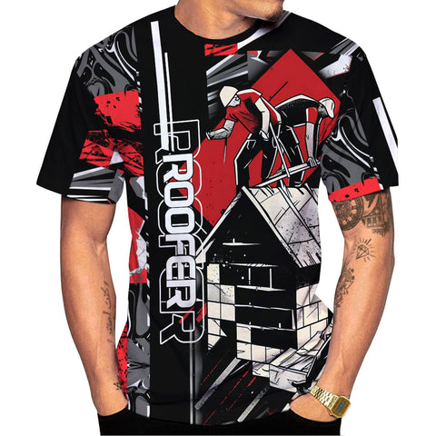 Personalized Roofer Tshirt, Roofing Shirt Men, Gift for Roofer 3D All Over Printed Tshirt, Gift for Father's Day and Birthday