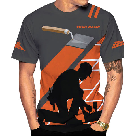 Personalized Roofer 3D shirt, Roofing Shirt Men, Gift for Roofer 3D All Over Printed Tshirt, Gift for him