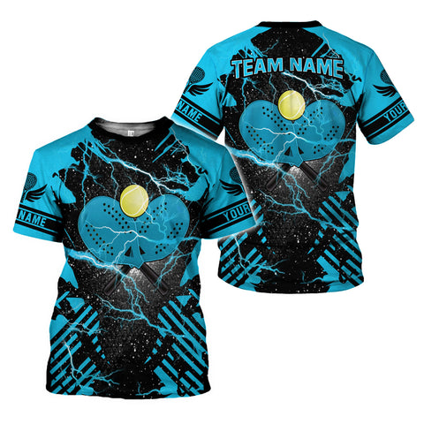 Custom Team Name and Name PADEL 3D Shirt for Men Women, Custom Bingo game Shirts for Team