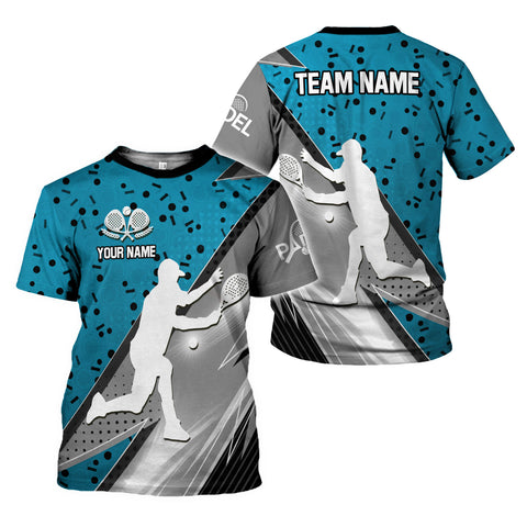 Personalized Team Name and Name PADEL 3D Shirt for Men Women, Custom Bingo game Shirts for Team