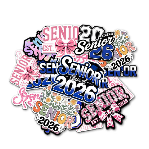 (10PCS) Senior 2026 Sticker 3in, Graduation Sticker For Student, Graduation Class Of 2026 Gift, College Student Decoration For Laptop Planner Tablet Kindle
