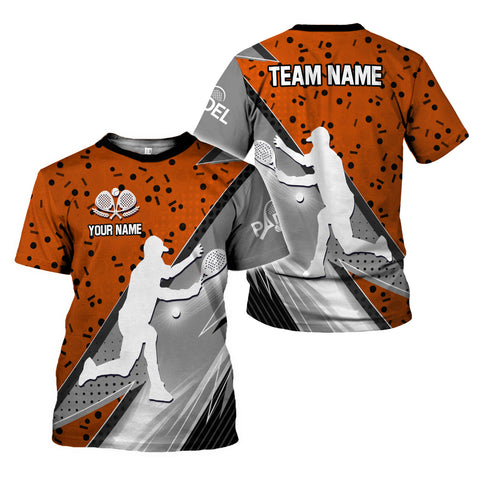 Personalized Team Name and Name PADEL 3D Shirt for Men Women, Custom Bingo game Shirts for Team