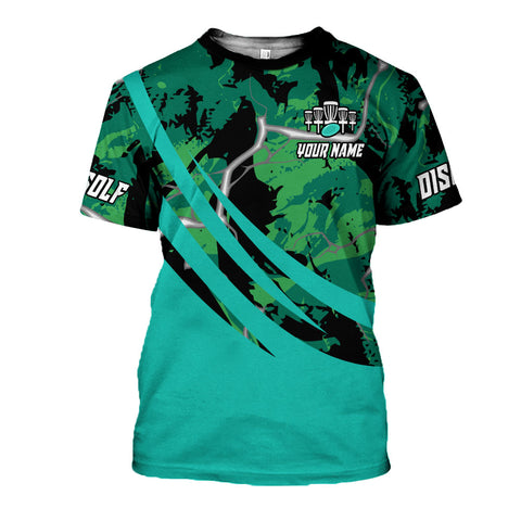 Personalized Disc Golf T-Shirt 3D, All Over Printing S-5XL, Disc Golf Shirts for Men, Mens Disc Golf T Shirt