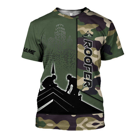 Customized Roofer 3D shirt, Roofing Shirt for Men, Gift for Roofer 3D All Over Printed Tshirt