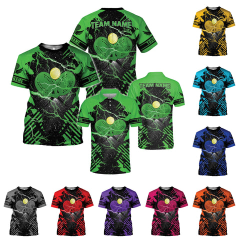 Custom Team Name and Name PADEL 3D Shirt for Men Women, Custom Bingo game Shirts for Team