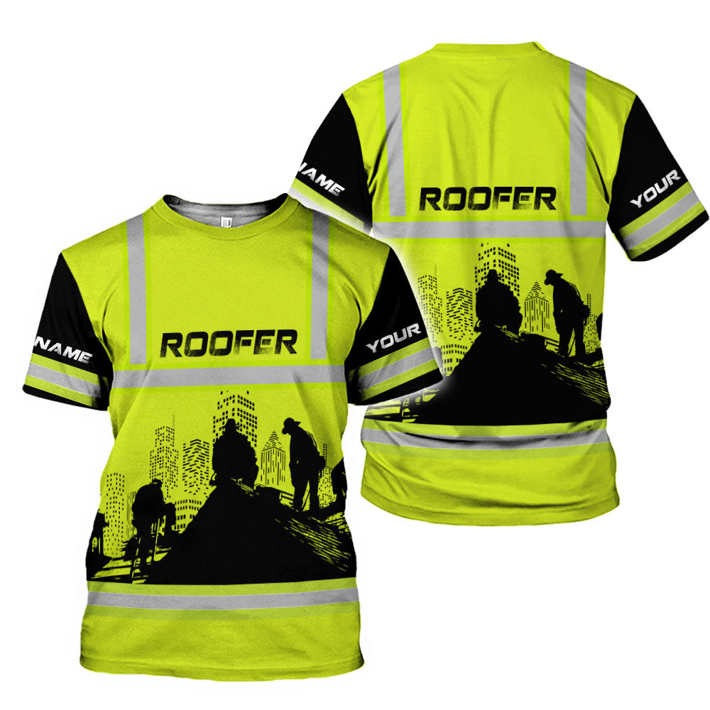 Custom Name Roofer 3d shirt for Roofer, Roofing Shirt for Man, 3D All Over Printed T-shirt, gift for Dad