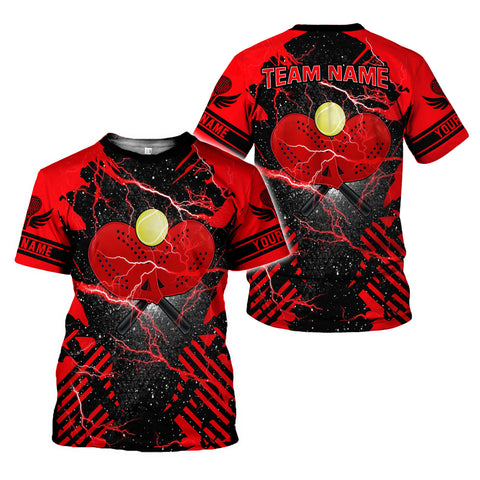 Custom Team Name and Name PADEL 3D Shirt for Men Women, Custom Bingo game Shirts for Team