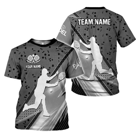 Personalized Team Name and Name PADEL 3D Shirt for Men Women, Custom Bingo game Shirts for Team
