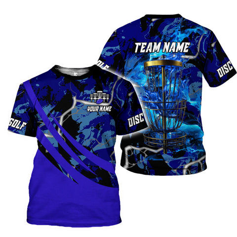 Personalized Disc Golf T-Shirt 3D, All Over Printing S-5XL, Disc Golf Shirts for Men, Mens Disc Golf T Shirt