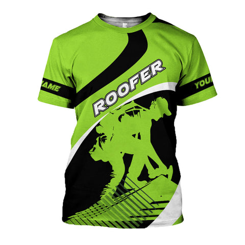 Personalized Roofer 3D shirt with Name, Roofing Shirt for Men, Gift for Roofer 3D All Over Printed Tshirt