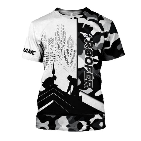 Customized Roofer 3D shirt, Roofing Shirt for Men, Gift for Roofer 3D All Over Printed Tshirt