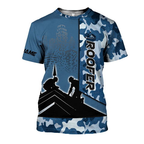 Customized Roofer 3D shirt, Roofing Shirt for Men, Gift for Roofer 3D All Over Printed Tshirt