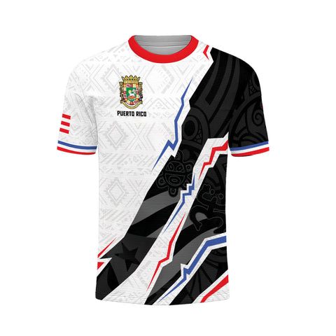 Custom Name Number Puerto Rico Soccer Jersey for Men, Football Uniforms for Team, Soccer Jersey Gift for Him