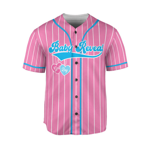 Gender Reveal party Baseball Jerseys, 3D Shirts for Women Men, Gifts shirt for new mom new dad