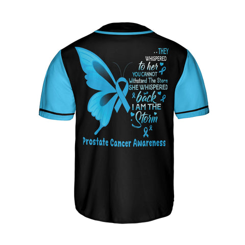 Personalized Name Prostate Cancer Jersey, Prostate Cancer Awareness Baseball Jersey for women men