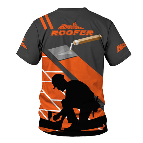 Personalized Roofer 3D shirt, Roofing Shirt Men, Gift for Roofer 3D All Over Printed Tshirt, Gift for him