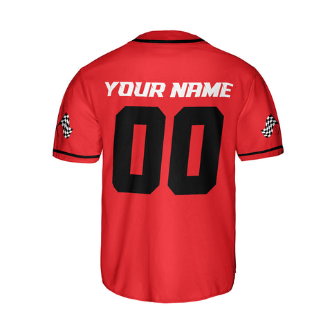Personalized Name Racing Jersey, Racing lover Jersey, Baseball Jersey unisex gift shirt for Men Women