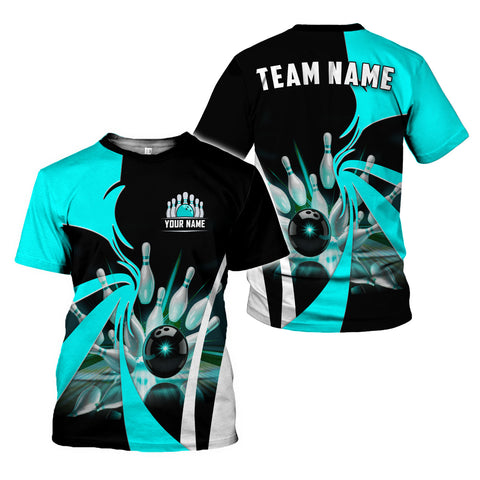 Personalized Name Bowling Shirt 3D for Men Women, Custom Bowler Gift shirt, 3D All Over Printed Shirt