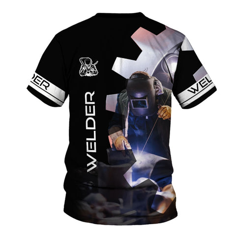 Personalized 3D Welder Shirt, Welder Shirts for Men 3D shirt , gift for him Welding T-shirt