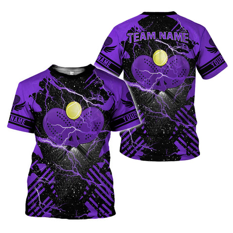 Custom Team Name and Name PADEL 3D Shirt for Men Women, Custom Bingo game Shirts for Team