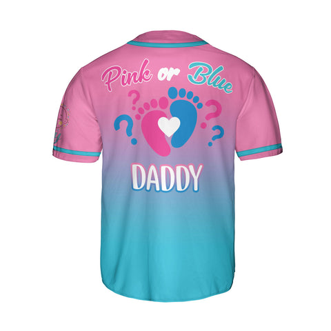 Baby Gender Reveal Baseball Jerseys, Team Girl Team boy Shirts for New Mom Dad