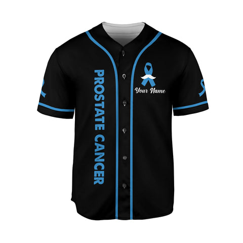 Personalized Name Prostate Cancer Jersey, Faith Hope Love Prostate Cancer Baseball Jersey for women men