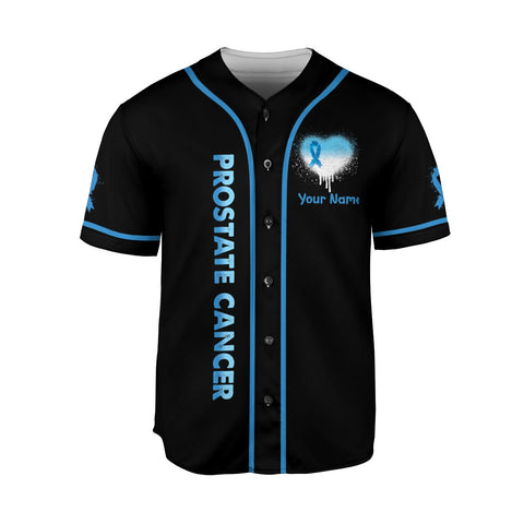 Personalized Name Prostate Cancer Jersey, I am surviving Prostate Cancer Baseball Jersey