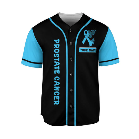 Personalized Name Prostate Cancer Jersey, Prostate Cancer Awareness Baseball Jersey for women men