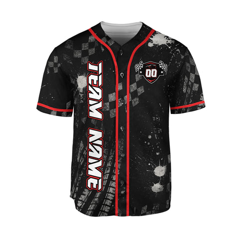 Personalized Number Name Team Name Racing Jersey, Racing lover Jersey, Baseball Jersey unisex gift shirt for Men Women