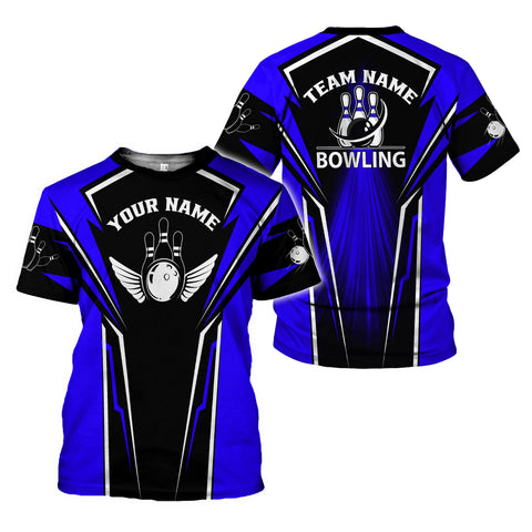 Personalized Name Bowling 3D Shirt for Men Women, Custom Bowler Gift shirt, 3D All Over Printed Shirt