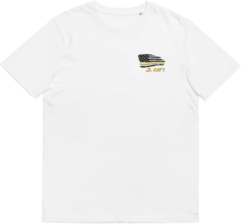 Personalized 911 Dispatcher Apparel, Thin Gold Line Embroidered Sweatshirt, Emergency 911 Hoodie Gift Dispatch Nurse Shirt