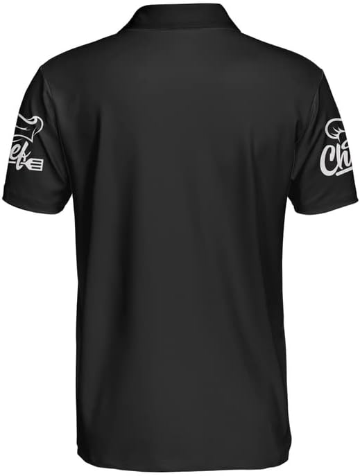 Personalized Chef 3D Polo Shirt, Custom Chef 3D All Over Print for Men Women, Gifts for Chef, Chef Uniform, Chef Shirt