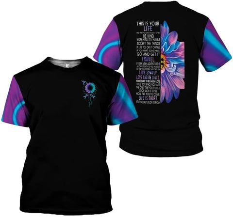 Vybonz Personalized Suicide Awareness Shirt, Suicide Prevention Awareness, Mental Health Awareness, Mental Health Clothing